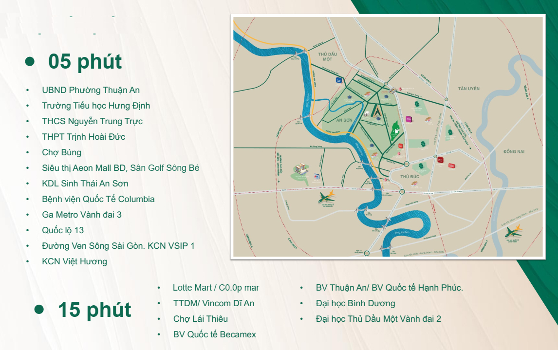 Liên kết vùng The Emerald Garden View