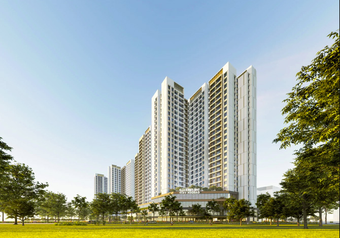 Phối cảnh tổng thế The Emerald Garden View