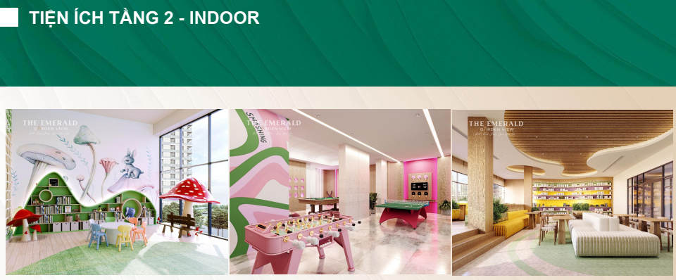 Tiện ích tầng 2 The Emerald Garden View